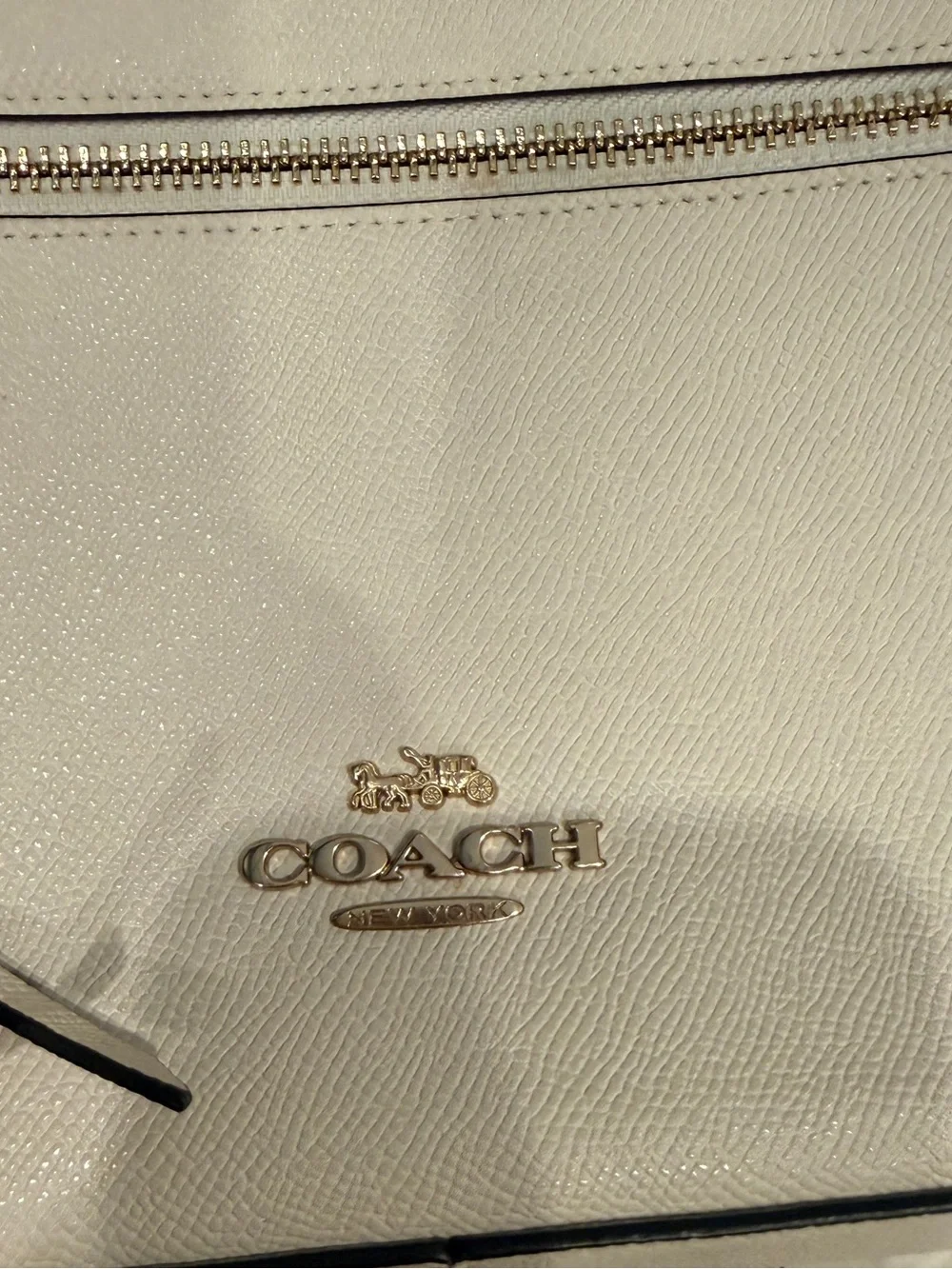 Coach Jordyn Leather Backpack with Gold Hardware